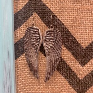 Angel wing earrings